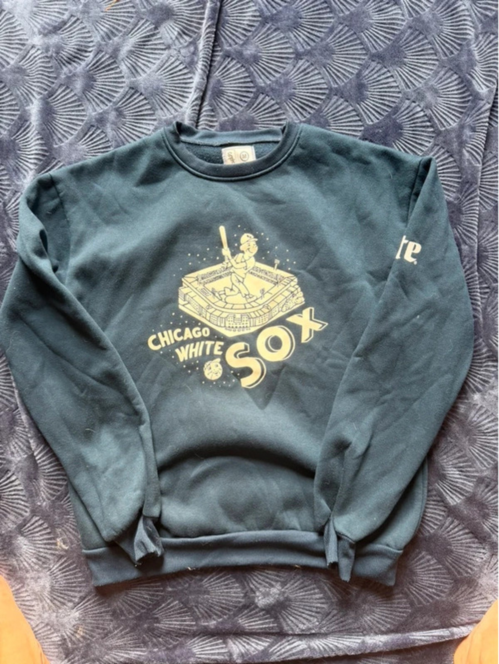 Chicago White Sox Miller Lite Vintage Sweatshirt Medium